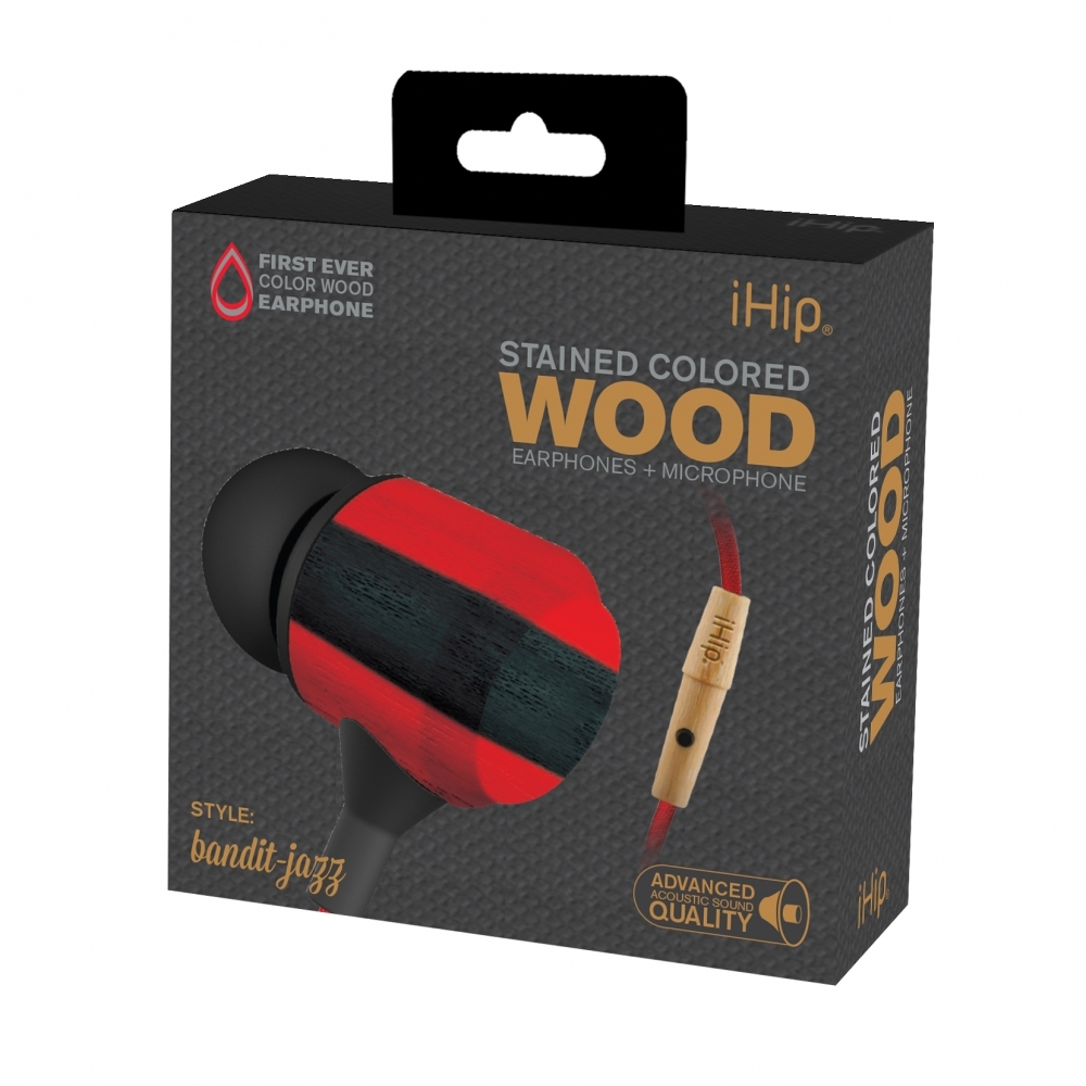 Bandit Jazz Wood Earphone, iHip