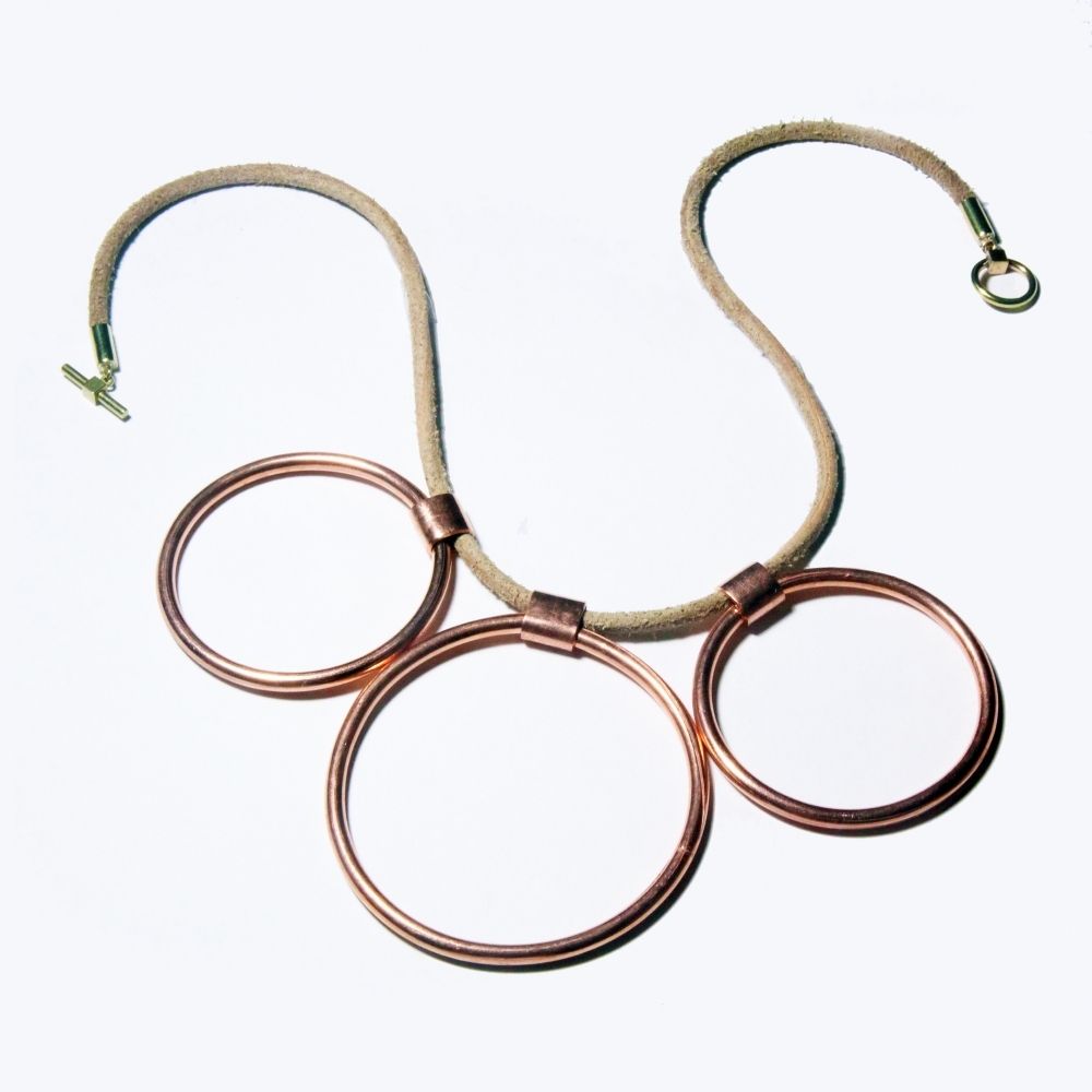 Three Ring Necklace, Deon Rubi