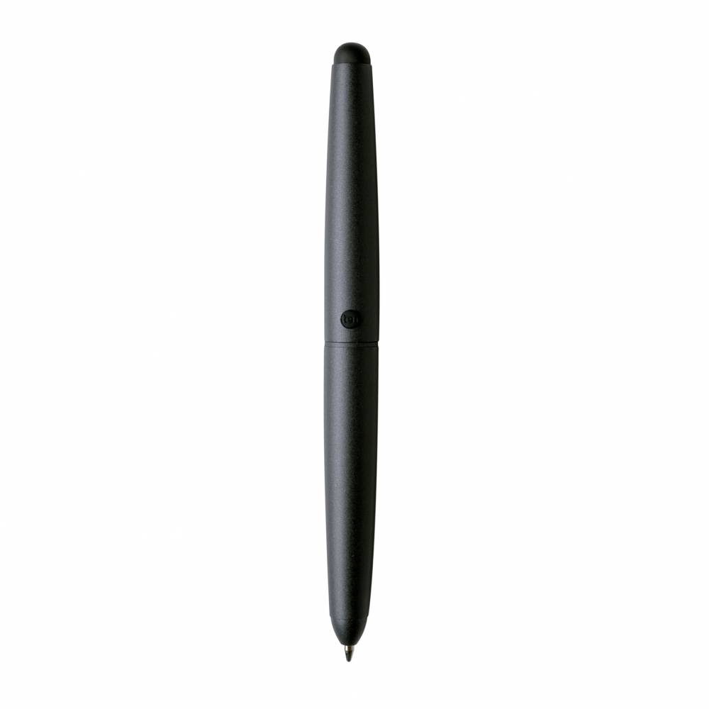 Ten Design Balance Ballpoint Pen and Stylus - Black