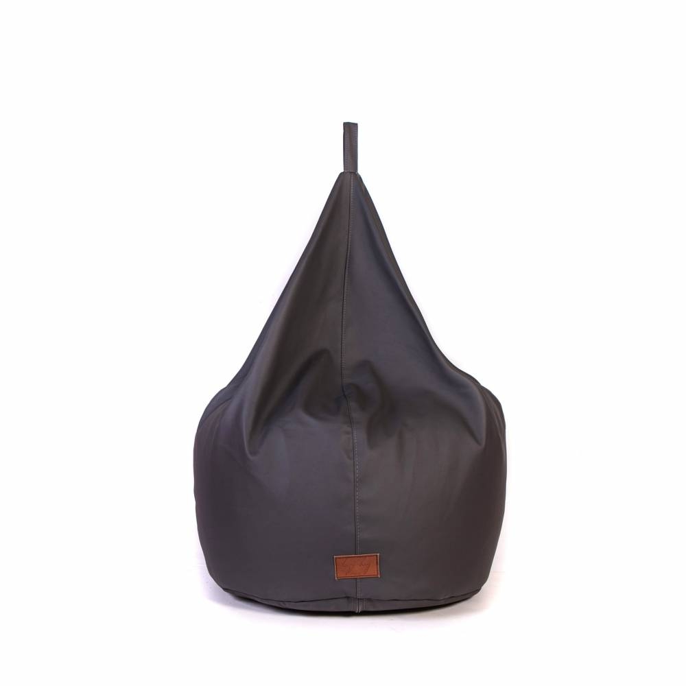 BASTILLE Grey | Lazy Life Paris | Pear-shaped bag indoor