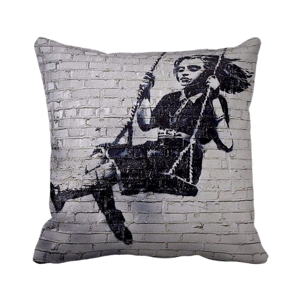 Swing Girl | Banksy Art | iLeesh