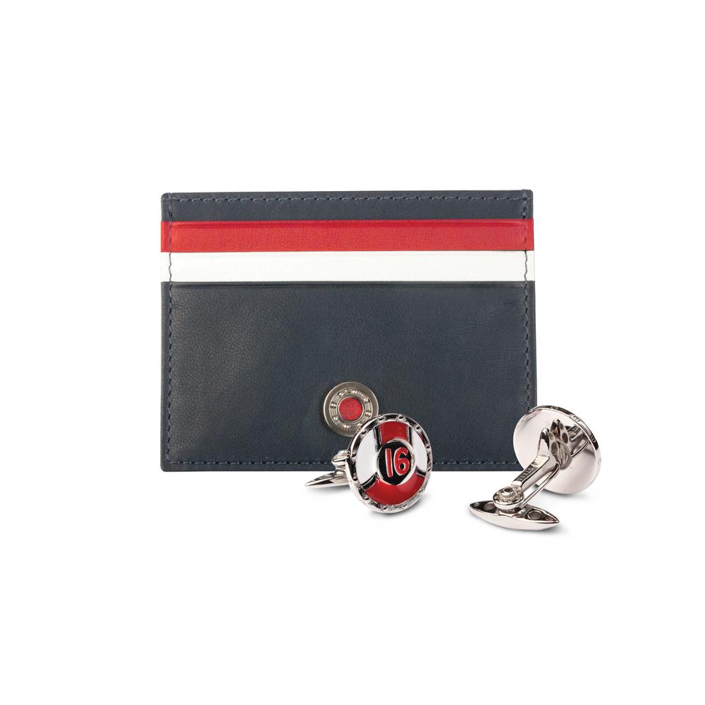 Leather Card Holder / Cufflinks Gift Set #16 | GTO London