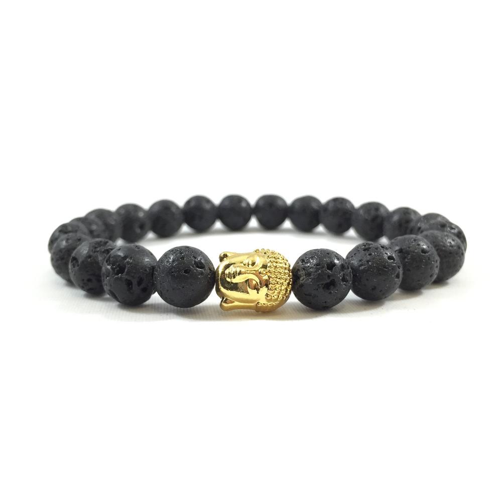 Lava Stone | 24kt Gold Buddha | Executive Society